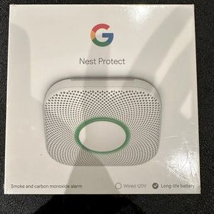 NWT! Google Nest Protect Smoke & CO2 (Carbon Monoxide) (Battery)